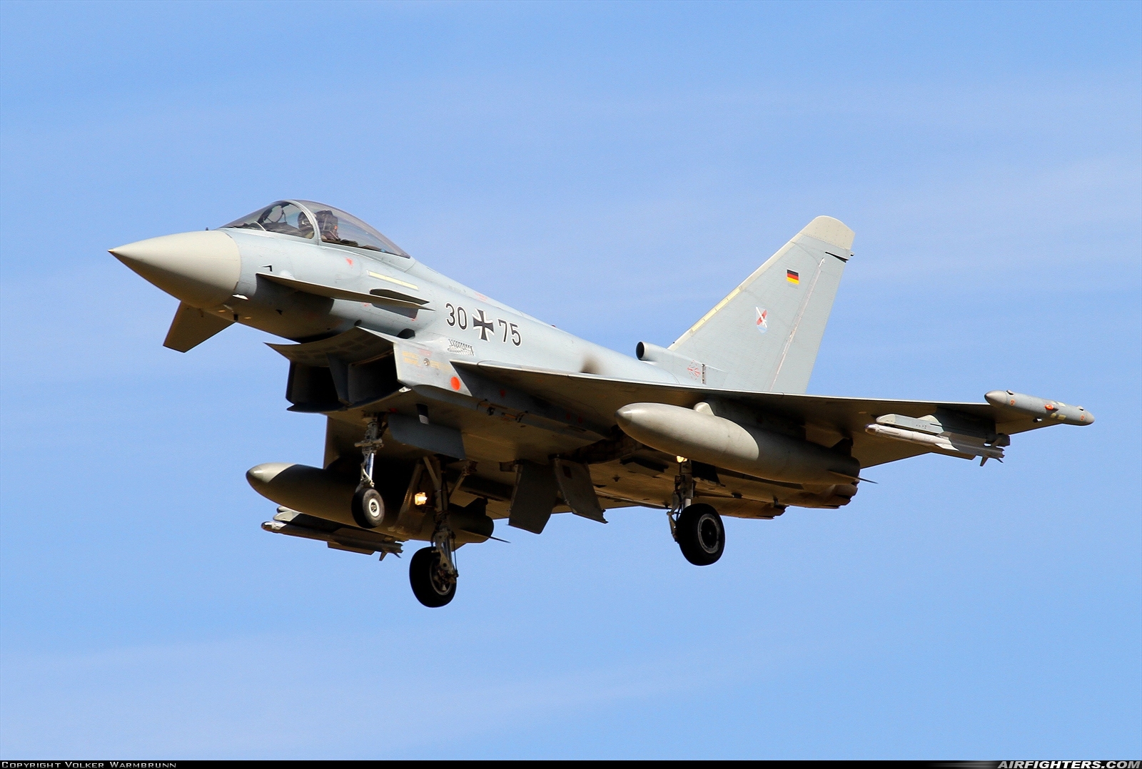 Germany - Air Force Eurofighter EF-2000 Typhoon S 30+75 at Norvenich (ETNN), Germany