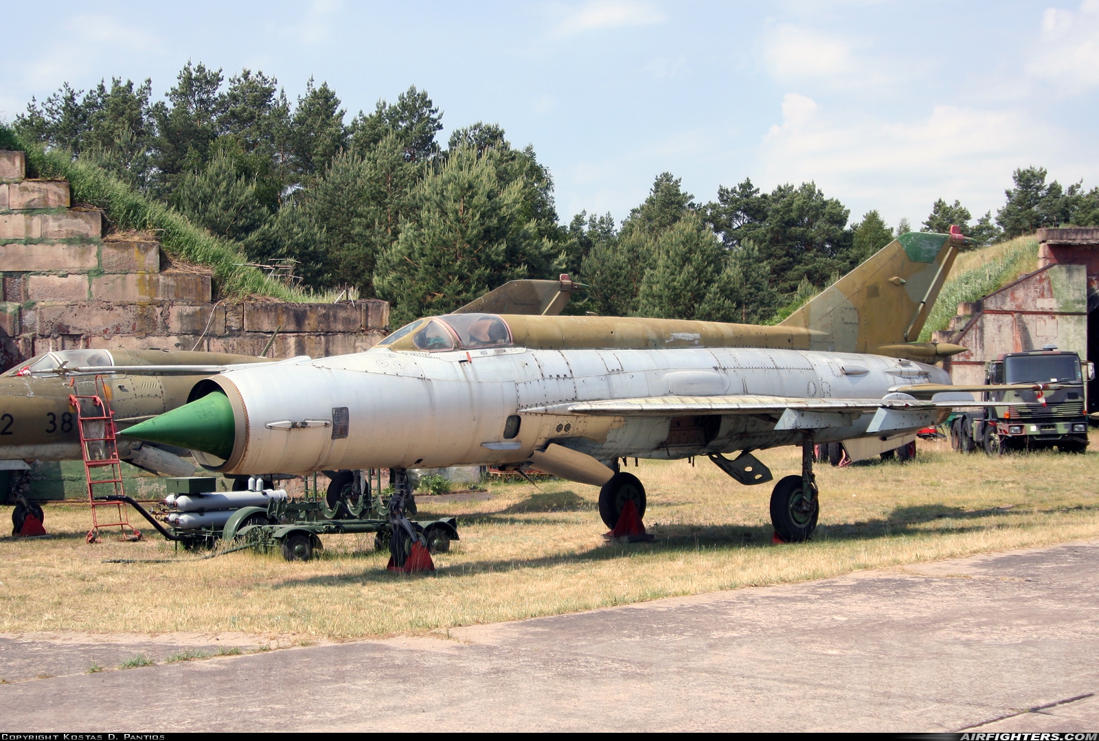 Germany - Air Force Mikoyan-Gurevich MiG-21M 22+87 at Finow (Eberswalde-Finow) (EDAV), Germany