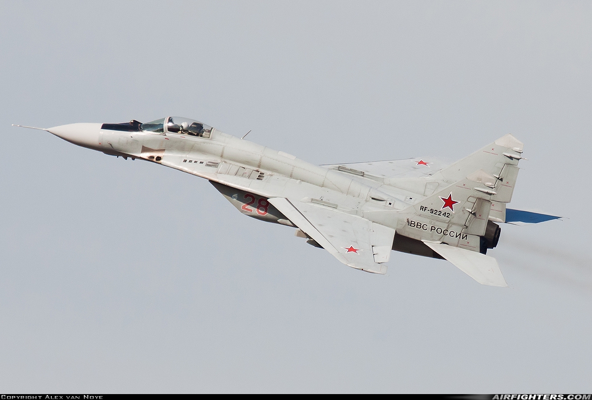 Russia - Air Force Mikoyan-Gurevich MiG-29 (9.13) RF-92242 at Moscow - Zhukovsky (Ramenskoye) (UUBW), Russia
