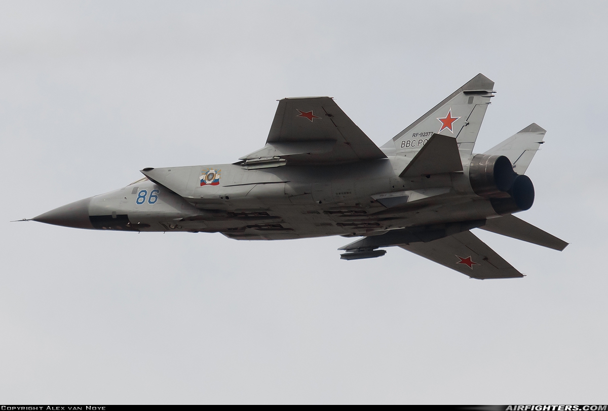 Russia - Air Force Mikoyan-Gurevich MiG-31BM RF-92377 at Moscow - Zhukovsky (Ramenskoye) (UUBW), Russia