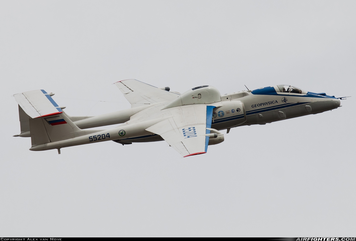 Russia - Gromov Flight Test Institute Myasishchev M-55 Geophysica RA-55204 at Moscow - Zhukovsky (Ramenskoye) (UUBW), Russia