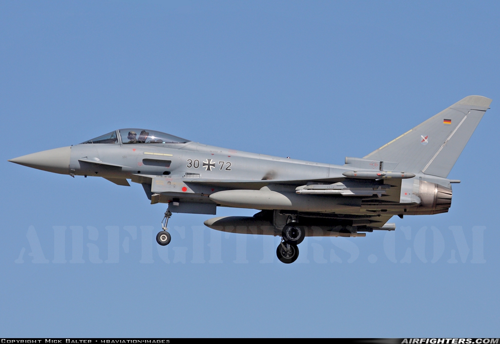 Germany - Air Force Eurofighter EF-2000 Typhoon S 30+72 at Norvenich (ETNN), Germany