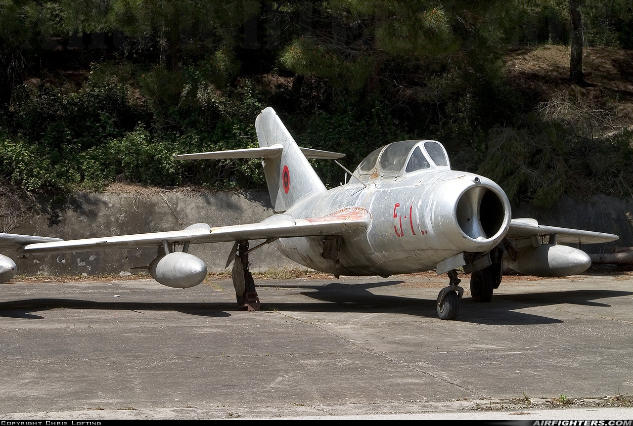 Albania - Air Force Mikoyan-Gurevich MiG-15UTI 5-10 at Kucove, Albania