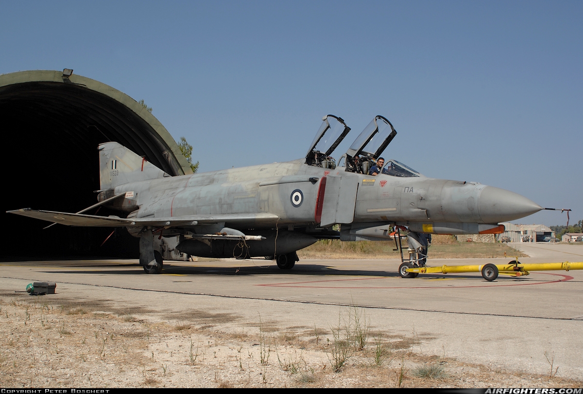 Greece - Air Force McDonnell Douglas F-4E AUP Phantom II 01523 at Andravida (Pyrgos -) (PYR / LGAD), Greece