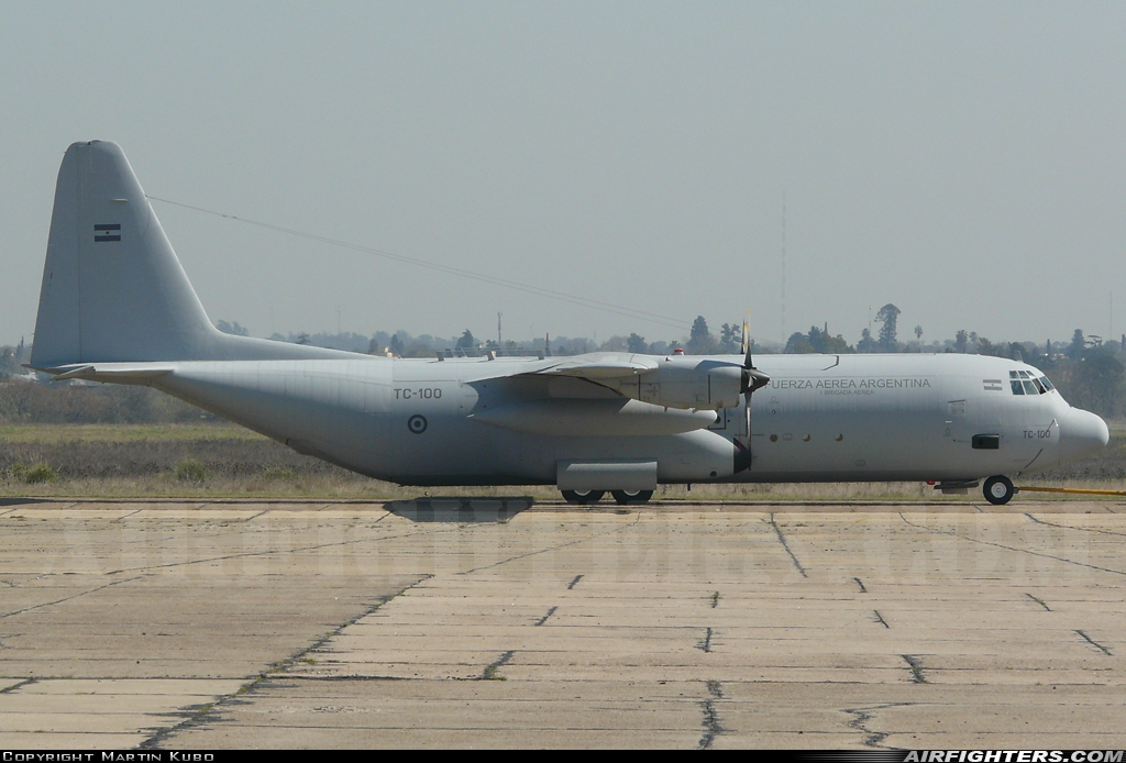 Argentina - Air Force Lockheed L-100-30 Hercules (L-382G) TC-100 at El Palomar (PAL / SADP), Argentina