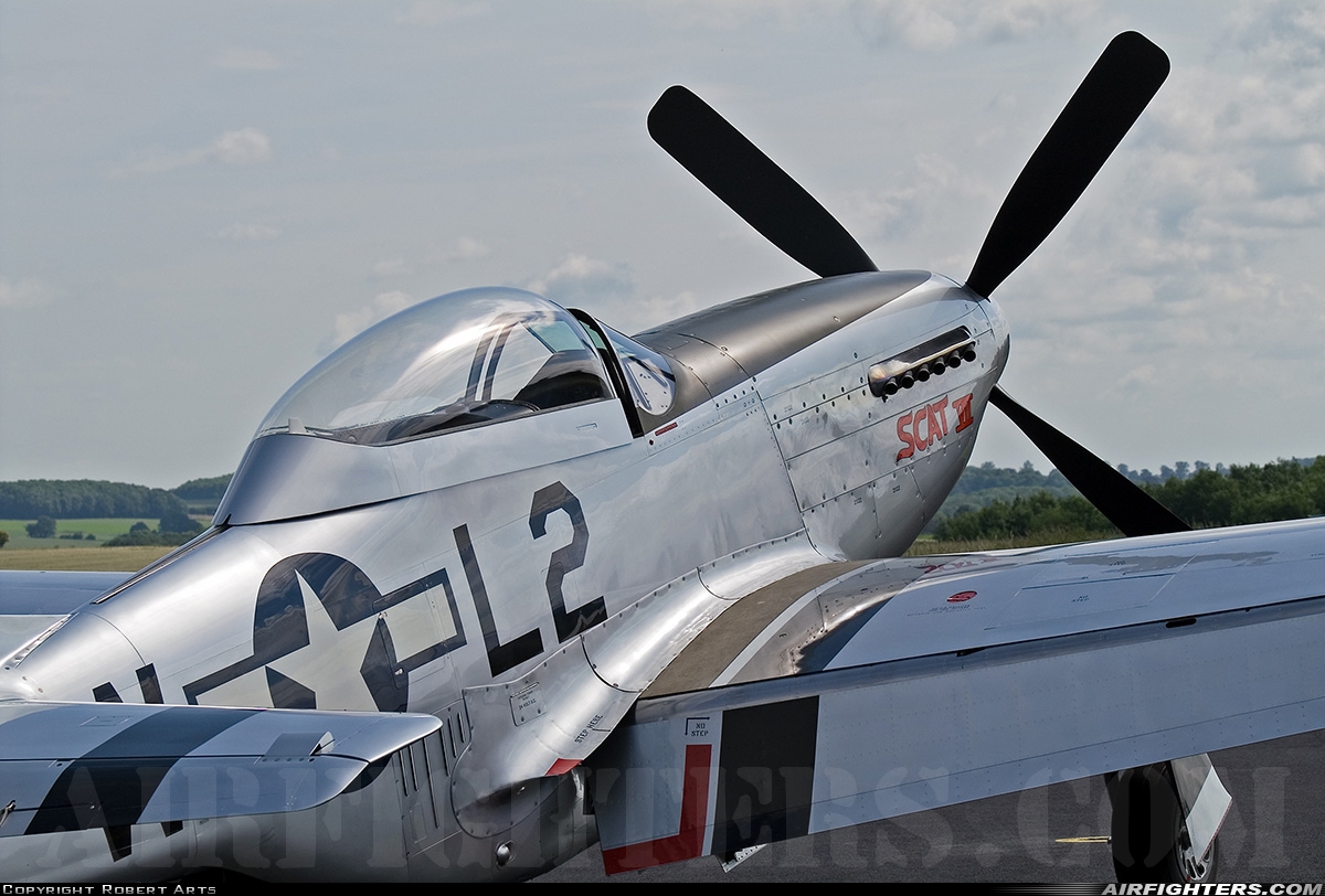Private North American TF-51D Mustang PH-VDF at Florennes (EBFS), Belgium