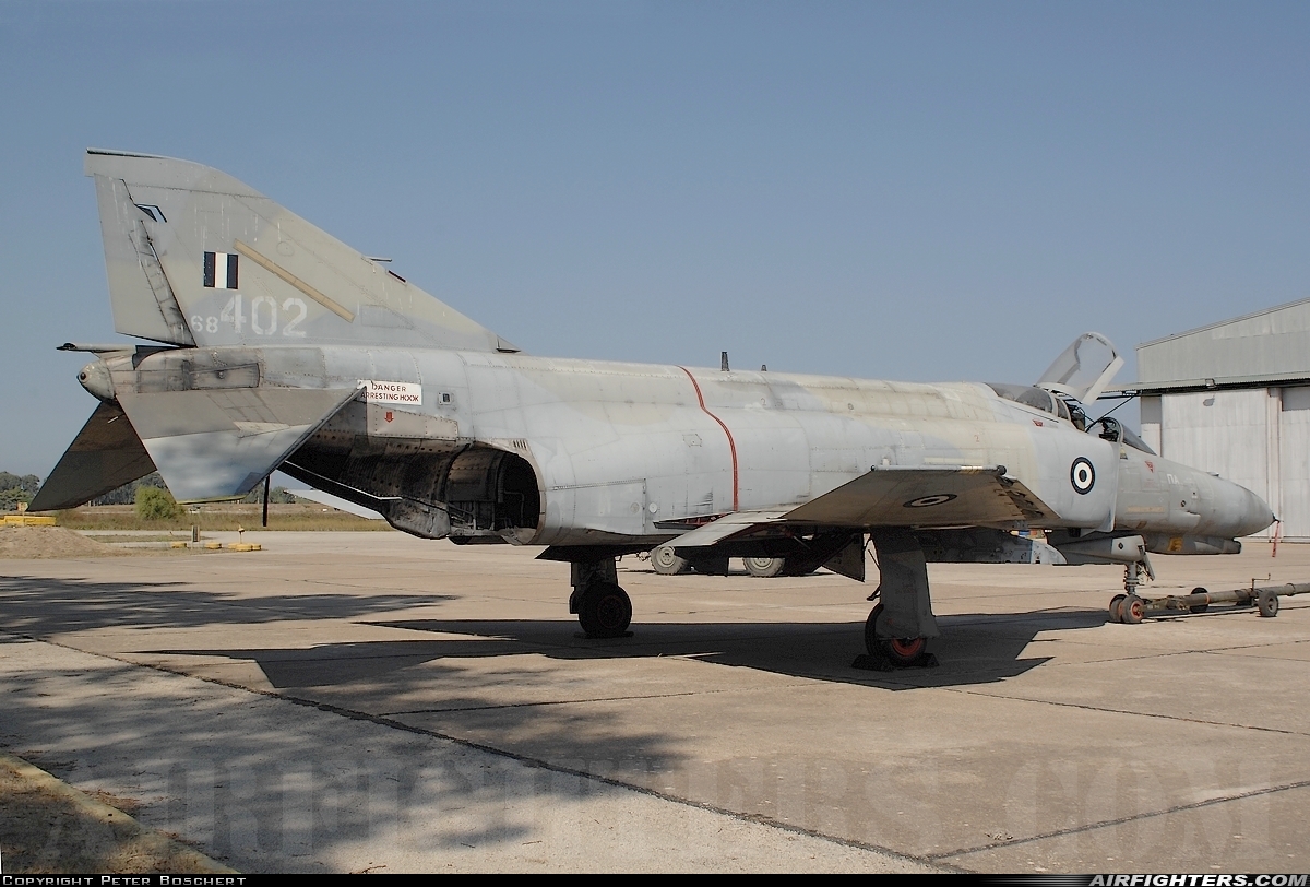 Greece - Air Force McDonnell Douglas F-4E Phantom II 68-0402 at Andravida (Pyrgos -) (PYR / LGAD), Greece