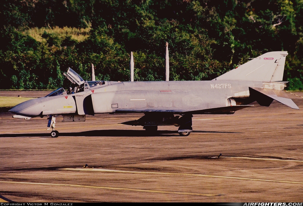 Company Owned - BAe Systems McDonnell Douglas F-4D Phantom II N427FS at Roosevelt Roads NAS (NRR / TJNR), Puerto Rico