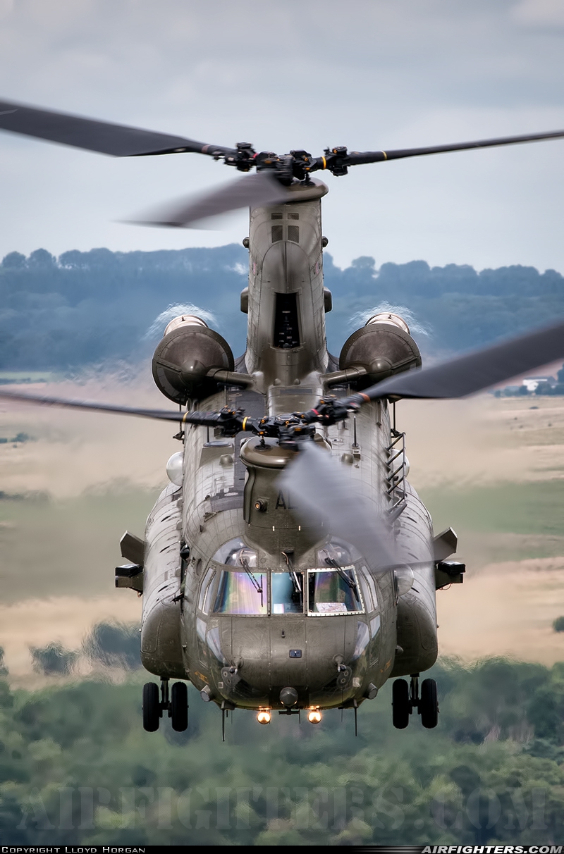 UK - Air Force Boeing Vertol Chinook HC2 (CH-47D) ZA684 at Off-Airport - Salisbury Plain, UK
