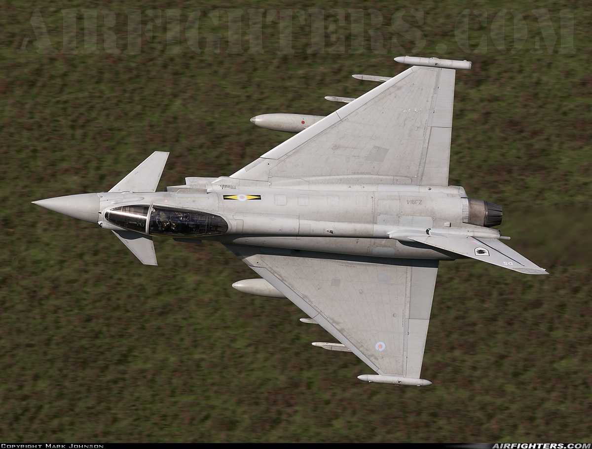 UK - Air Force Eurofighter Typhoon F2 ZJ914 at Off-Airport - Machynlleth Loop Area, UK