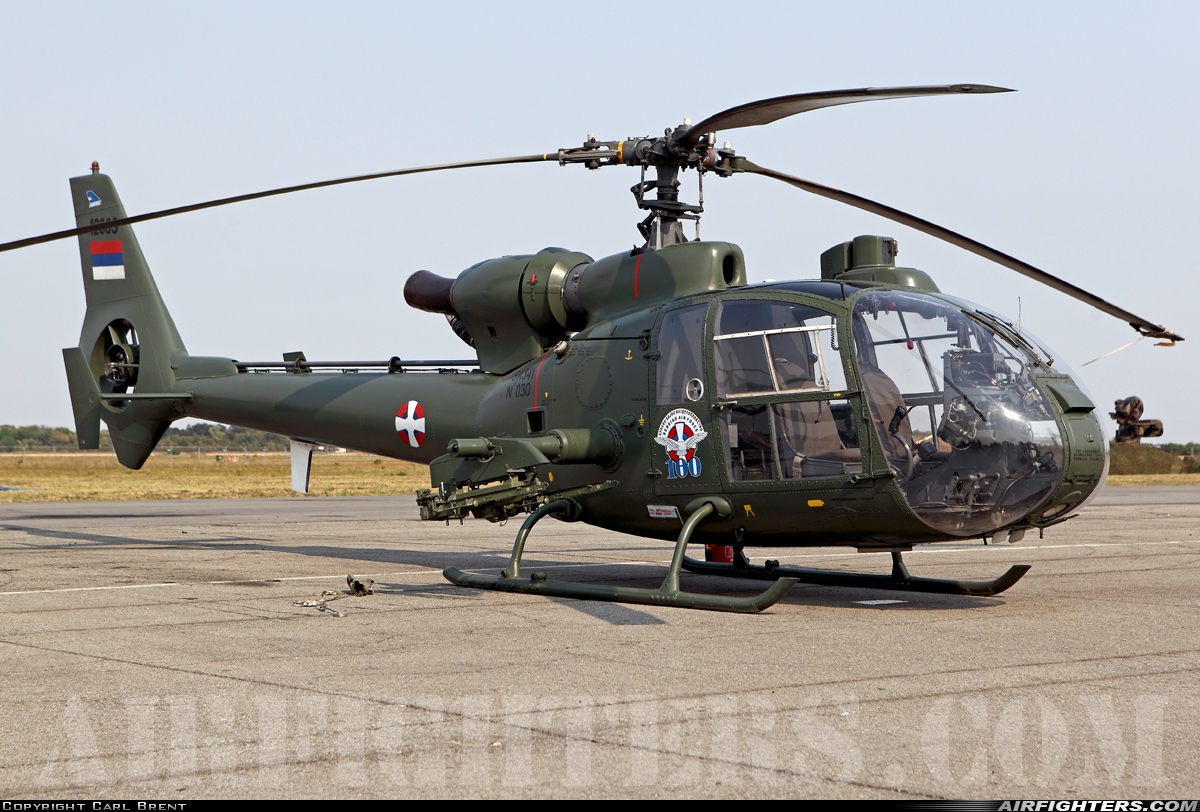 Serbia - Air Force Aerospatiale SA-341H Partizan (HN-42M) 12803 at Belgrade - Batajnica (BJY / LYBT), Serbia