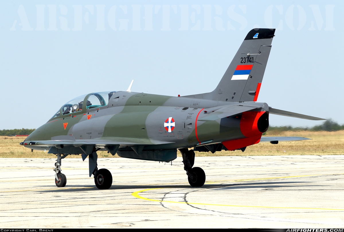 Serbia - Air Force Soko G-4 (N-62) Super Galeb 23741 at Belgrade - Batajnica (BJY / LYBT), Serbia
