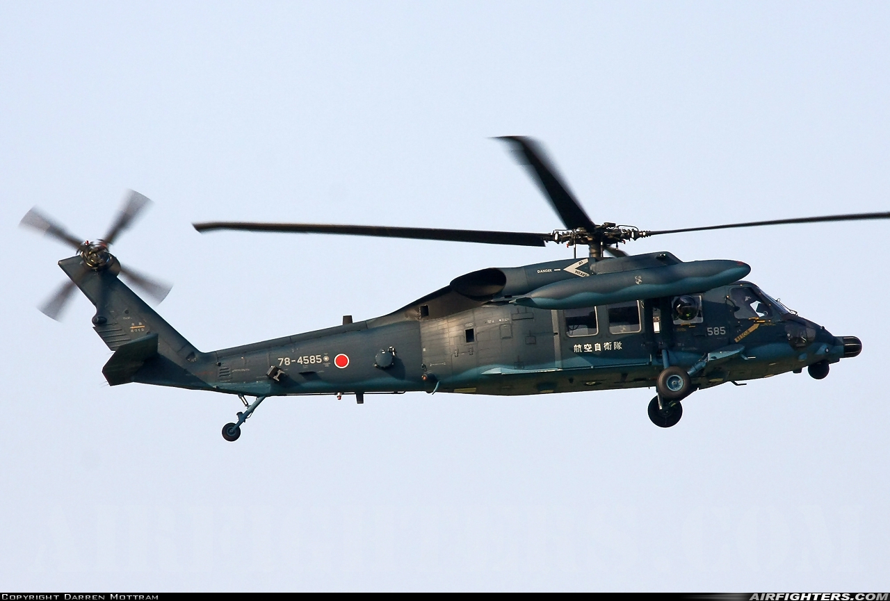 Japan - Air Force Sikorsky UH-60J Black Hawk (S-70A-12) 78-4585 at Nyutabaru (RJFN), Japan