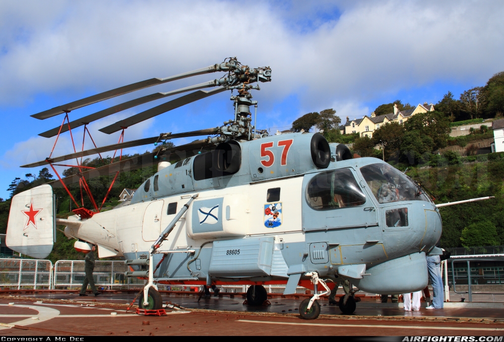 Russia - Navy Kamov Ka-27PS 57 RED at Off-Airport - Cobh Harbour, Ireland