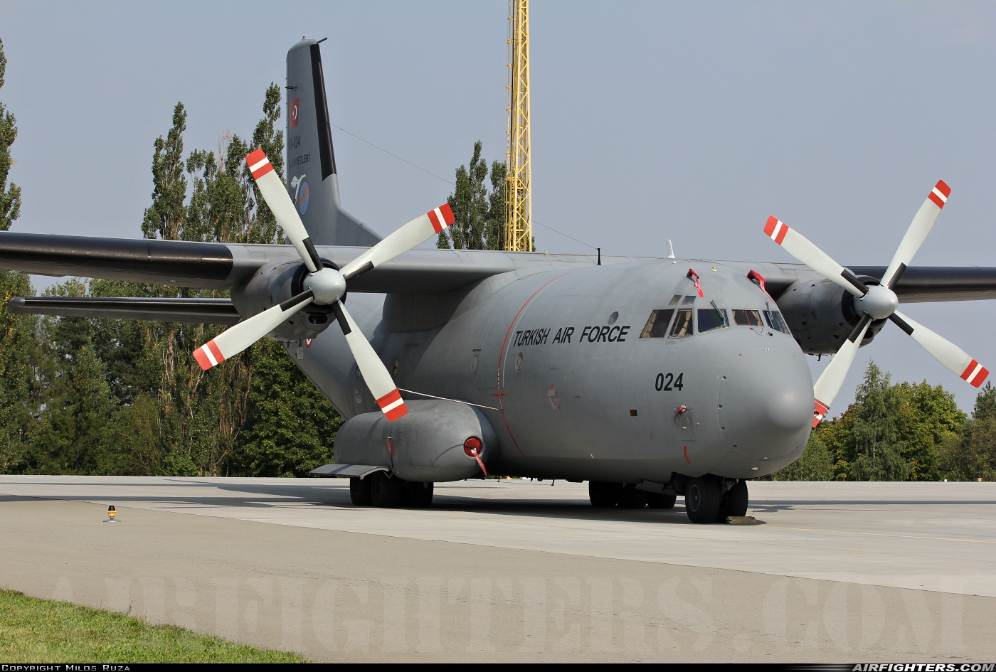 Türkiye - Air Force Transport Allianz C-160D 69-024 at Namest nad Oslavou (LKNA), Czech Republic