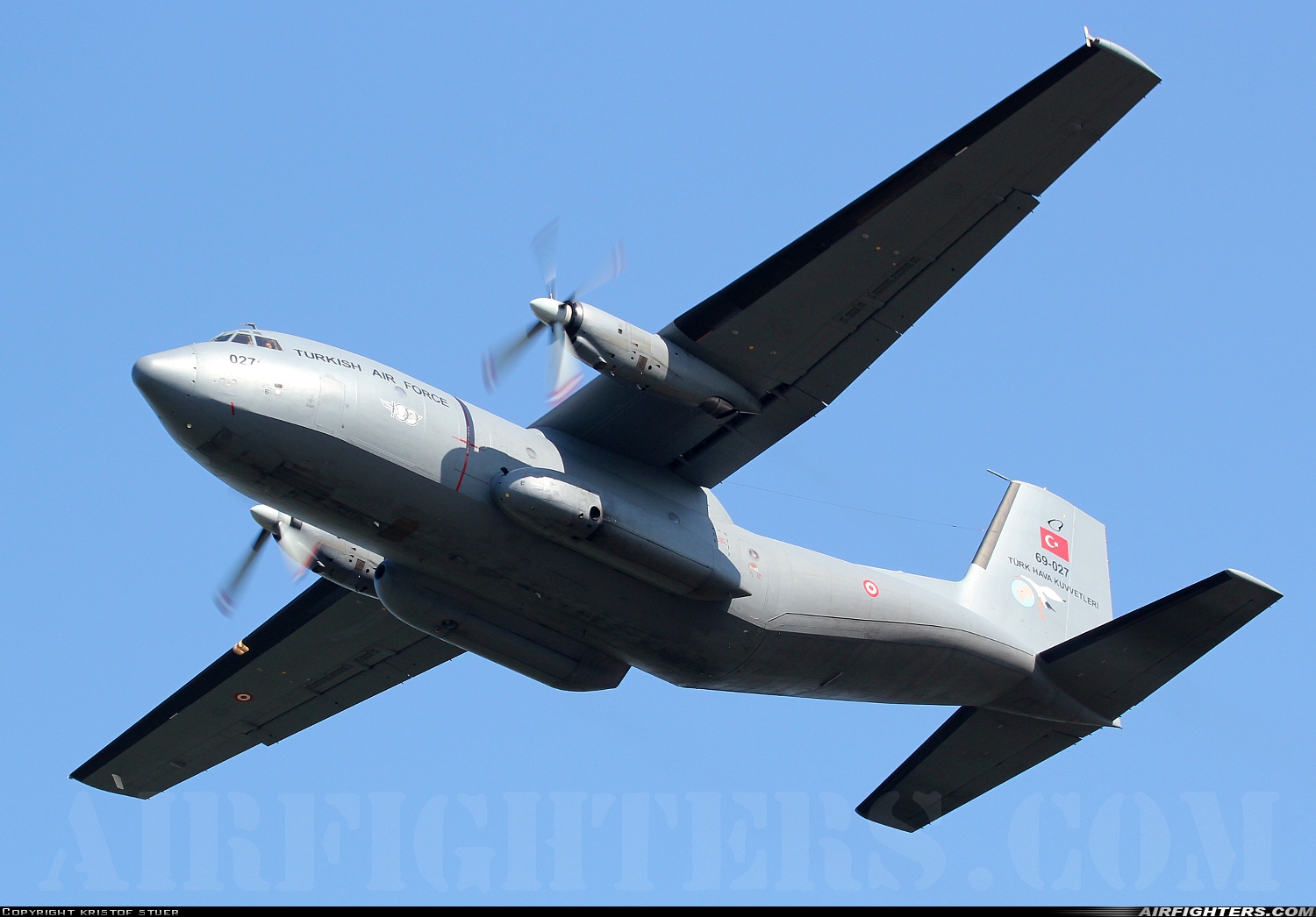 Türkiye - Air Force Transport Allianz C-160D 69-027 at Kleine Brogel (EBBL), Belgium