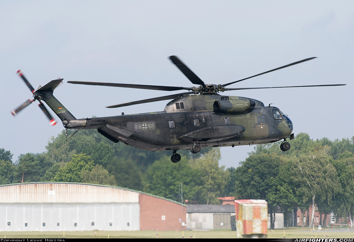 Germany - Army Sikorsky CH-53G (S-65) 84+90 at Rheine-Bentlage (ETHE), Germany