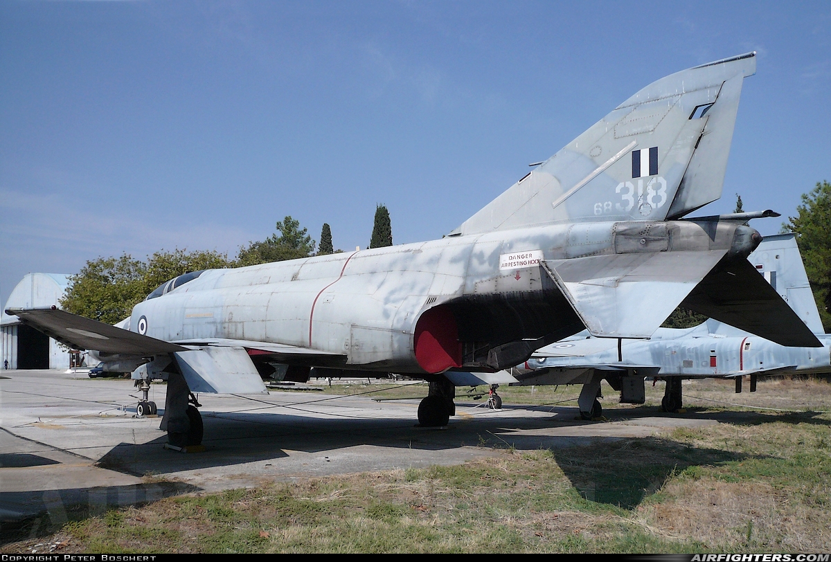 Greece - Air Force McDonnell Douglas F-4E Phantom II 68-0318 at Nea Anghialos (VOL / LGBL), Greece