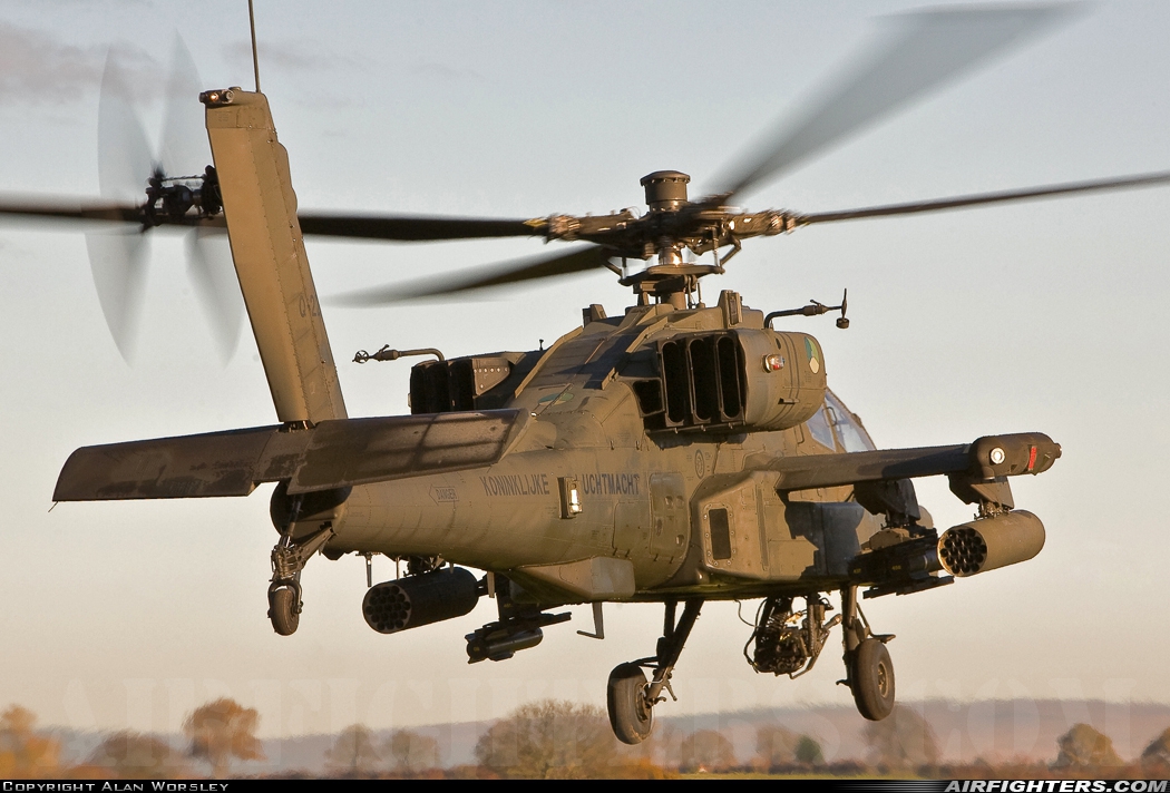 Netherlands - Air Force Boeing AH-64DN Apache Longbow Q-22 at Carlisle - Crosby (CAX / EGNC), UK