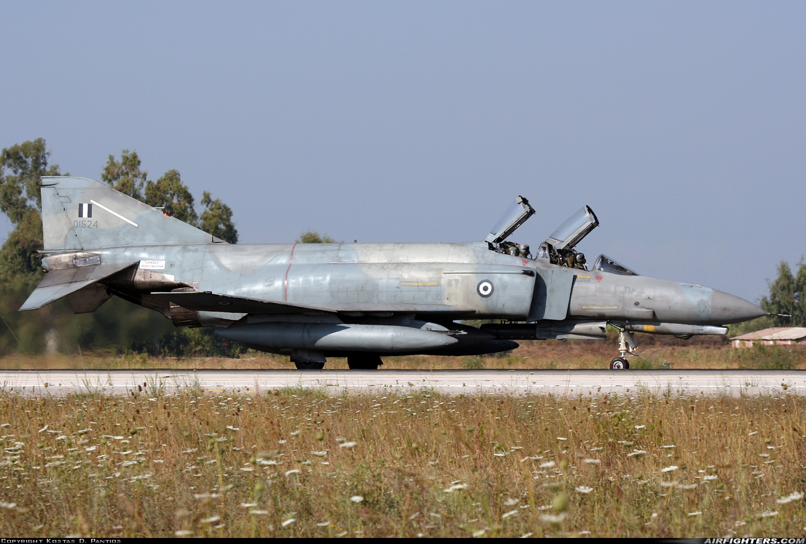 Greece - Air Force McDonnell Douglas F-4E AUP Phantom II 01524 at Andravida (Pyrgos -) (PYR / LGAD), Greece