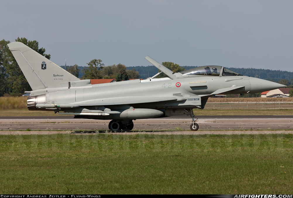 Italy - Air Force Eurofighter F-2000A Typhoon (EF-2000S) MM7303 at Neuburg - Zell (ETSN), Germany