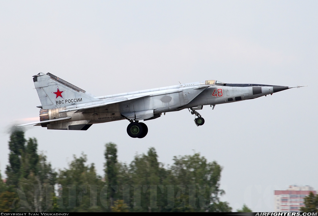 Russia - Air Force Mikoyan-Gurevich MiG-25RBF 48 RED at Withheld, Russia