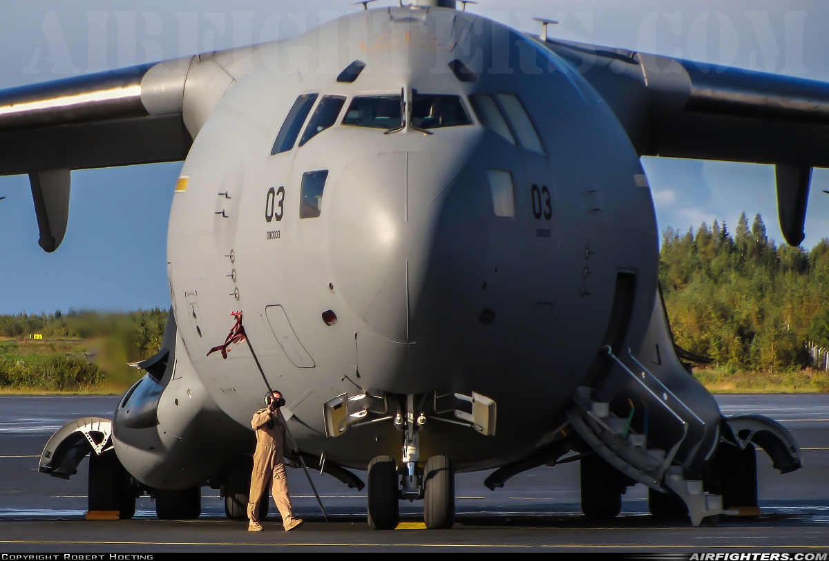 NATO - Strategic Airlift Capability Boeing C-17A Globemaster III 08-0003 at Tampere - Pirkkala (TMP / EFTP), Finland
