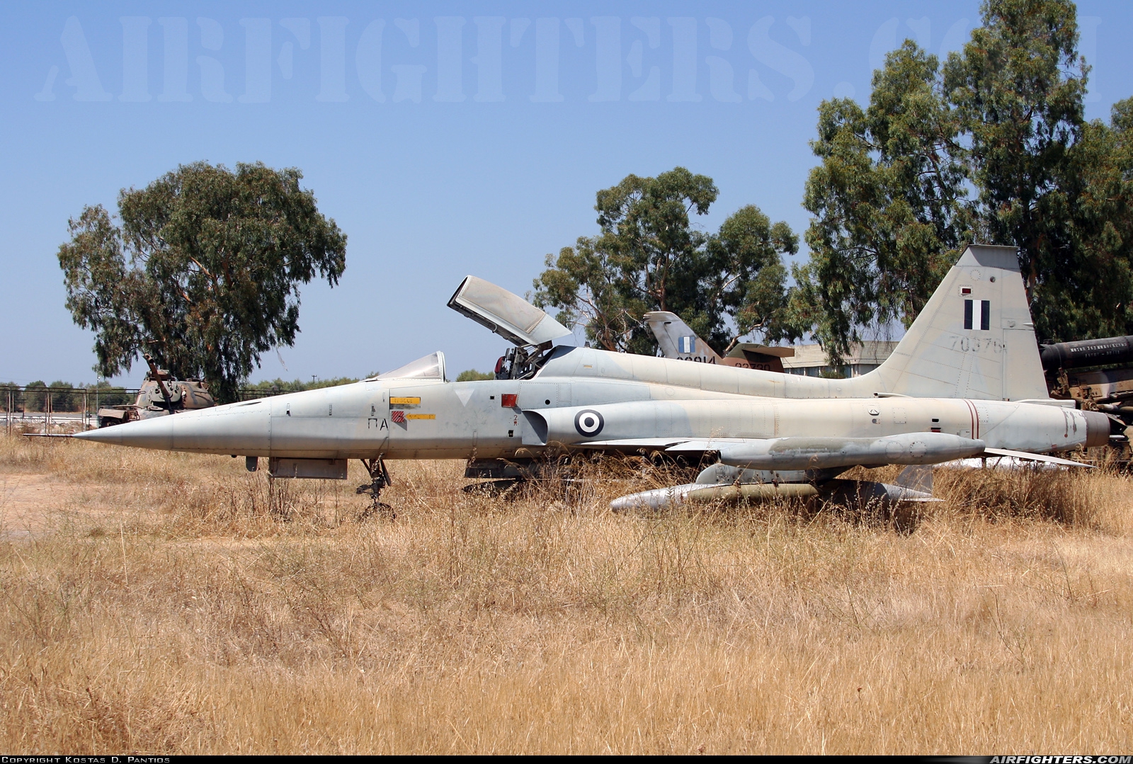 Greece - Air Force Northrop F-5A Freedom Fighter 70376 at Off-Airport - Messolonghi, Greece