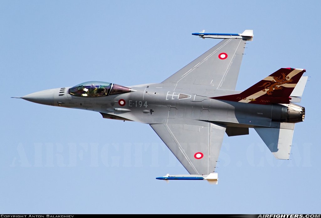 Denmark - Air Force General Dynamics F-16AM Fighting Falcon E-194 at Belgrade - Batajnica (BJY / LYBT), Serbia