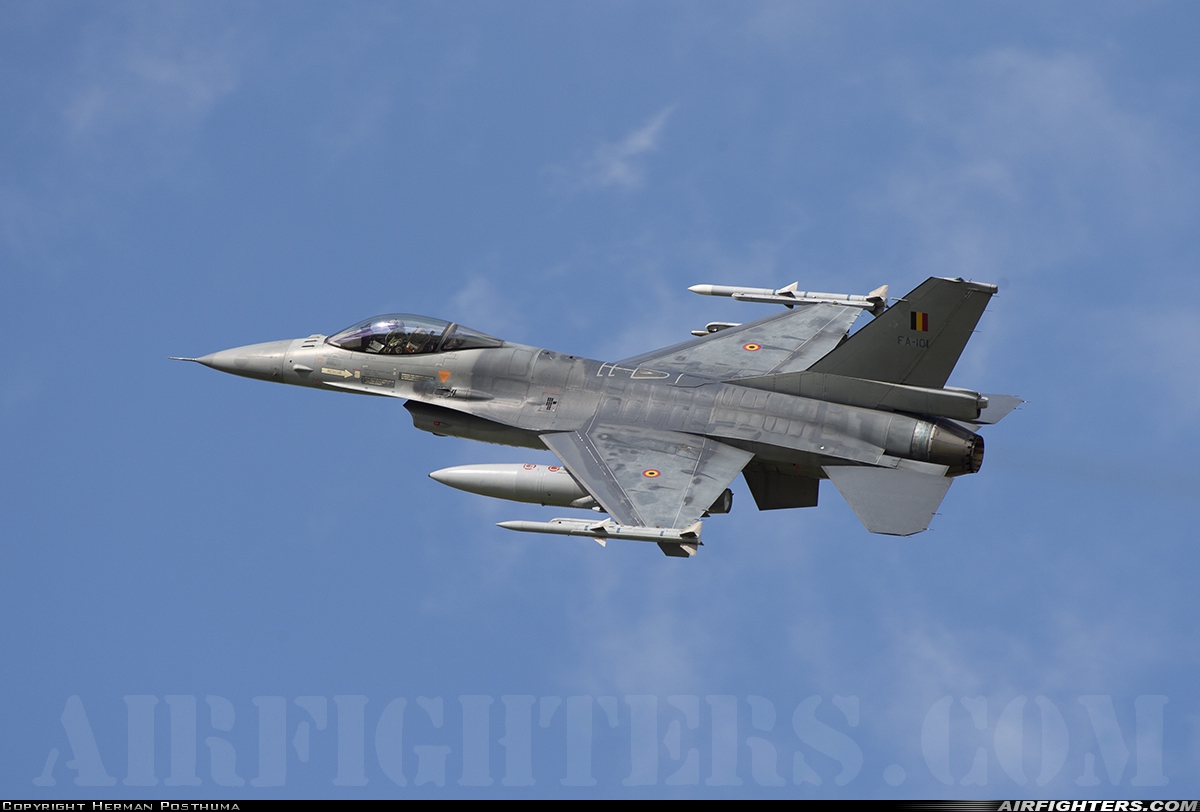Belgium - Air Force General Dynamics F-16AM Fighting Falcon FA-101 at Leeuwarden (LWR / EHLW), Netherlands