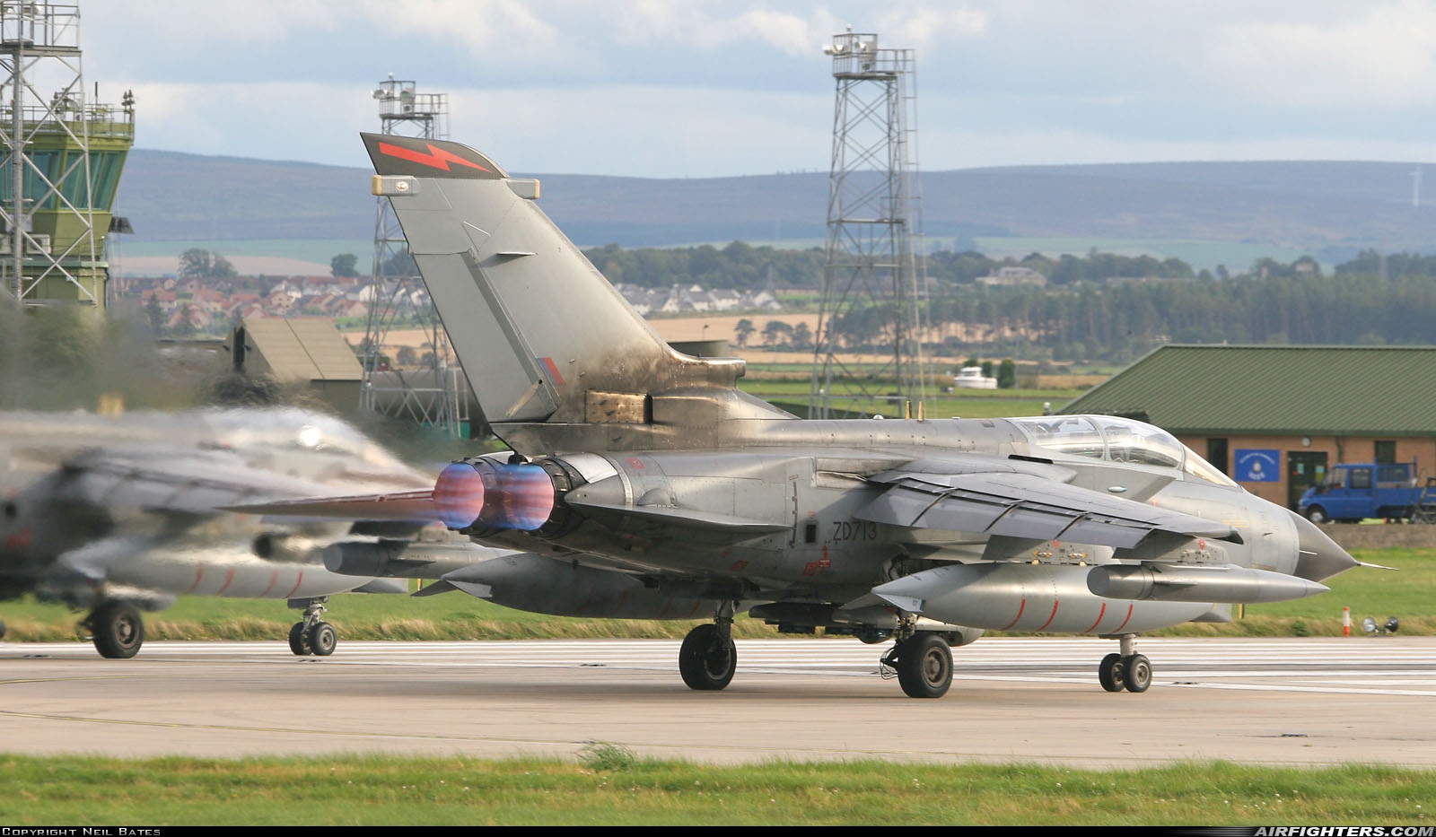 UK - Air Force Panavia Tornado GR4 ZD713 at Lossiemouth (LMO / EGQS), UK