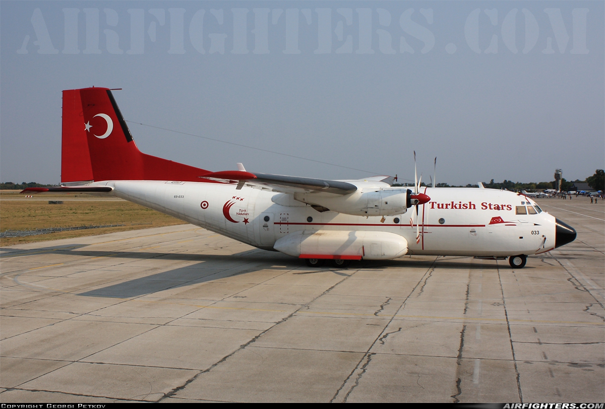 Türkiye - Air Force Transport Allianz C-160D 69-033 at Belgrade - Batajnica (BJY / LYBT), Serbia