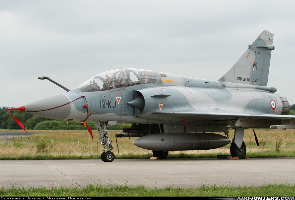 France - Air Force Dassault Mirage 2000B 529 at Uden - Volkel (UDE / EHVK), Netherlands