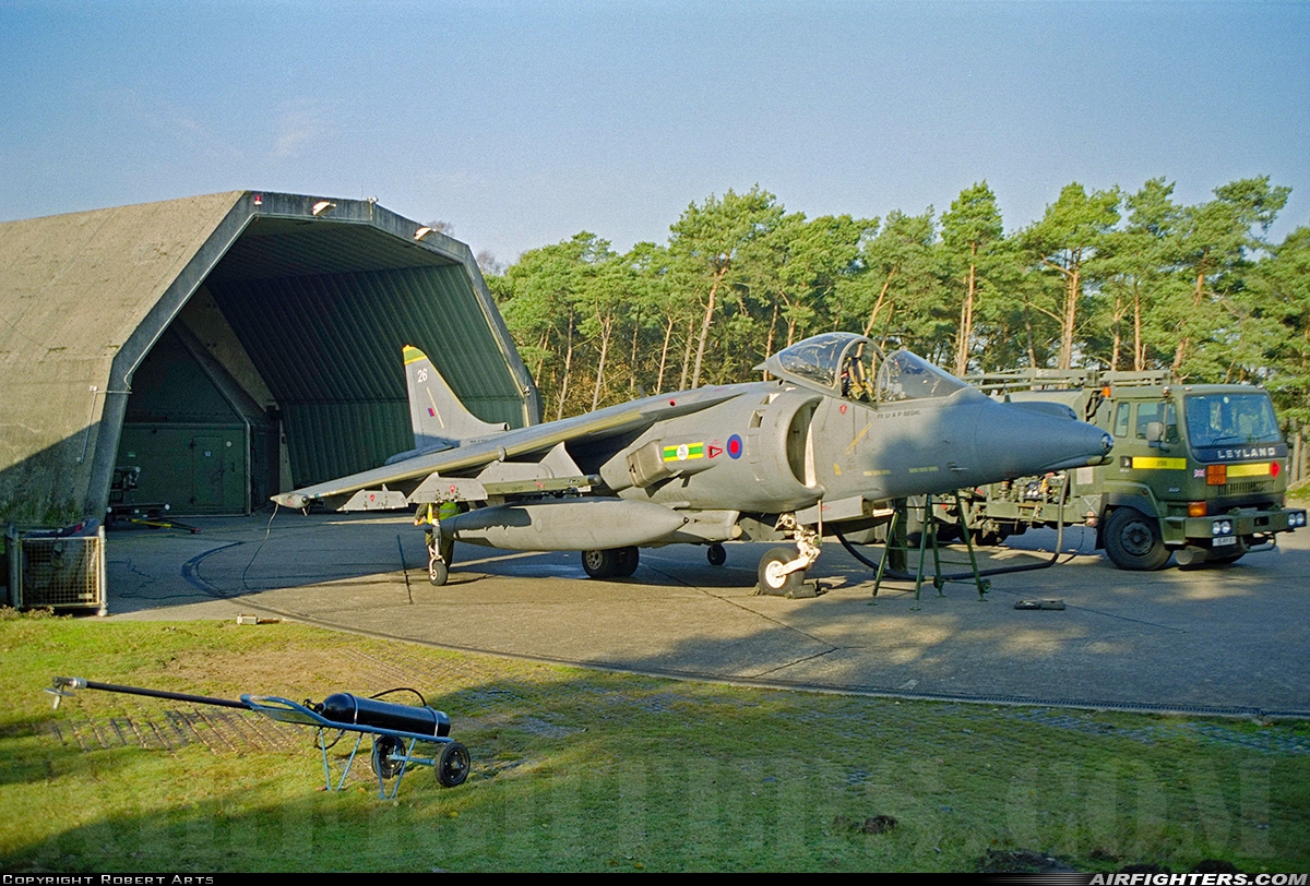 UK - Air Force British Aerospace Harrier GR.7 ZD378 at Laarbruch (EDUL / ETUL), Germany