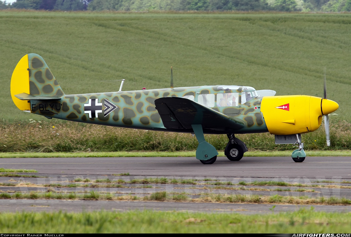 Private Nord 1101 Noralpha F-BLYU at Florennes (EBFS), Belgium