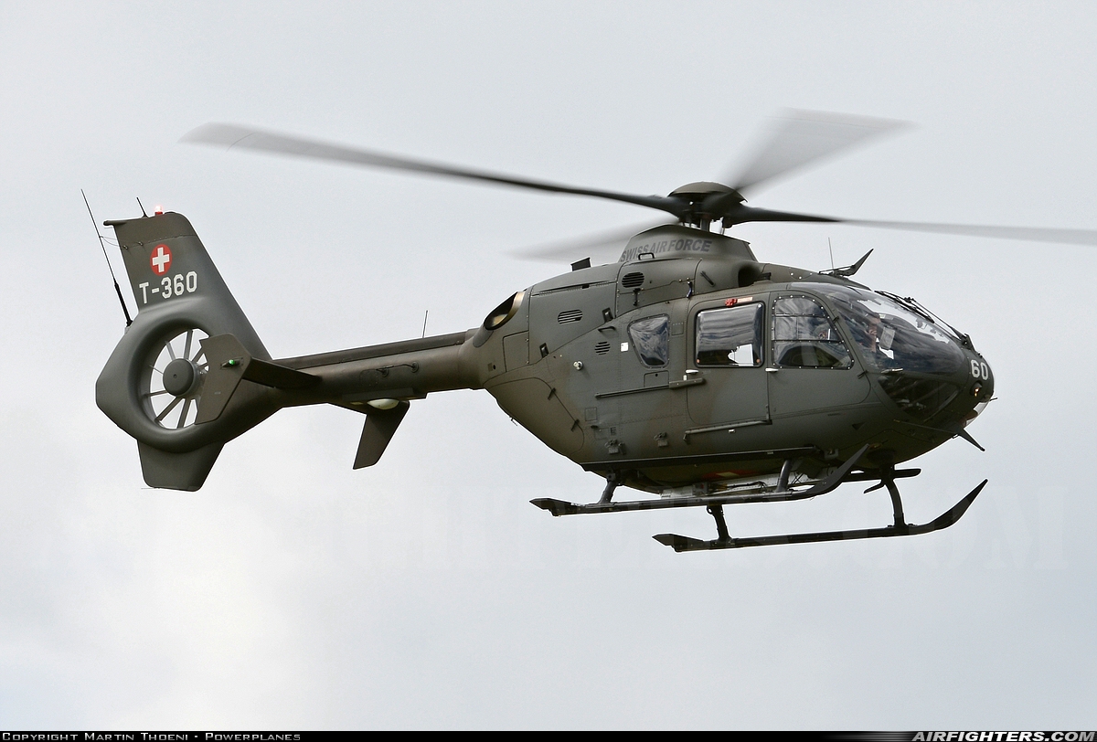 Switzerland - Air Force Eurocopter TH05 (EC-635P2+) T-360 at Payerne (LSMP), Switzerland