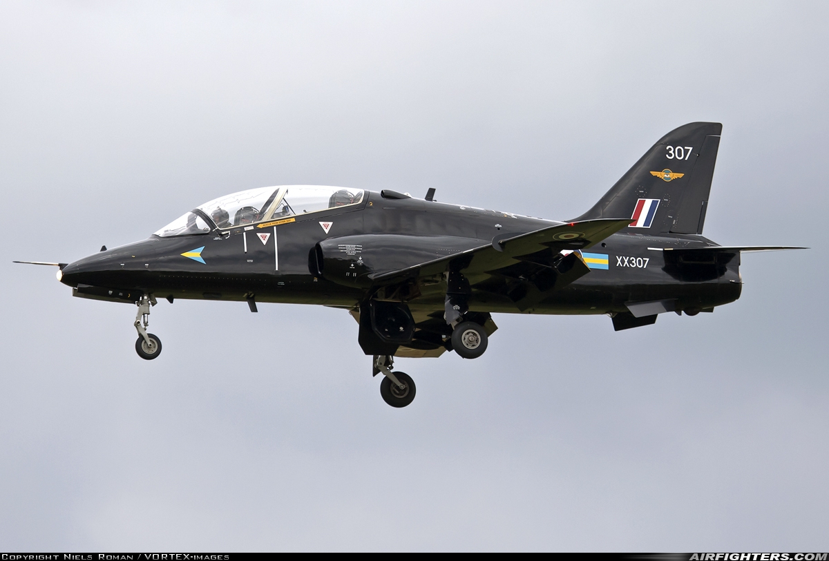 UK - Air Force British Aerospace Hawk T.1A XX307 at Kleine Brogel (EBBL), Belgium