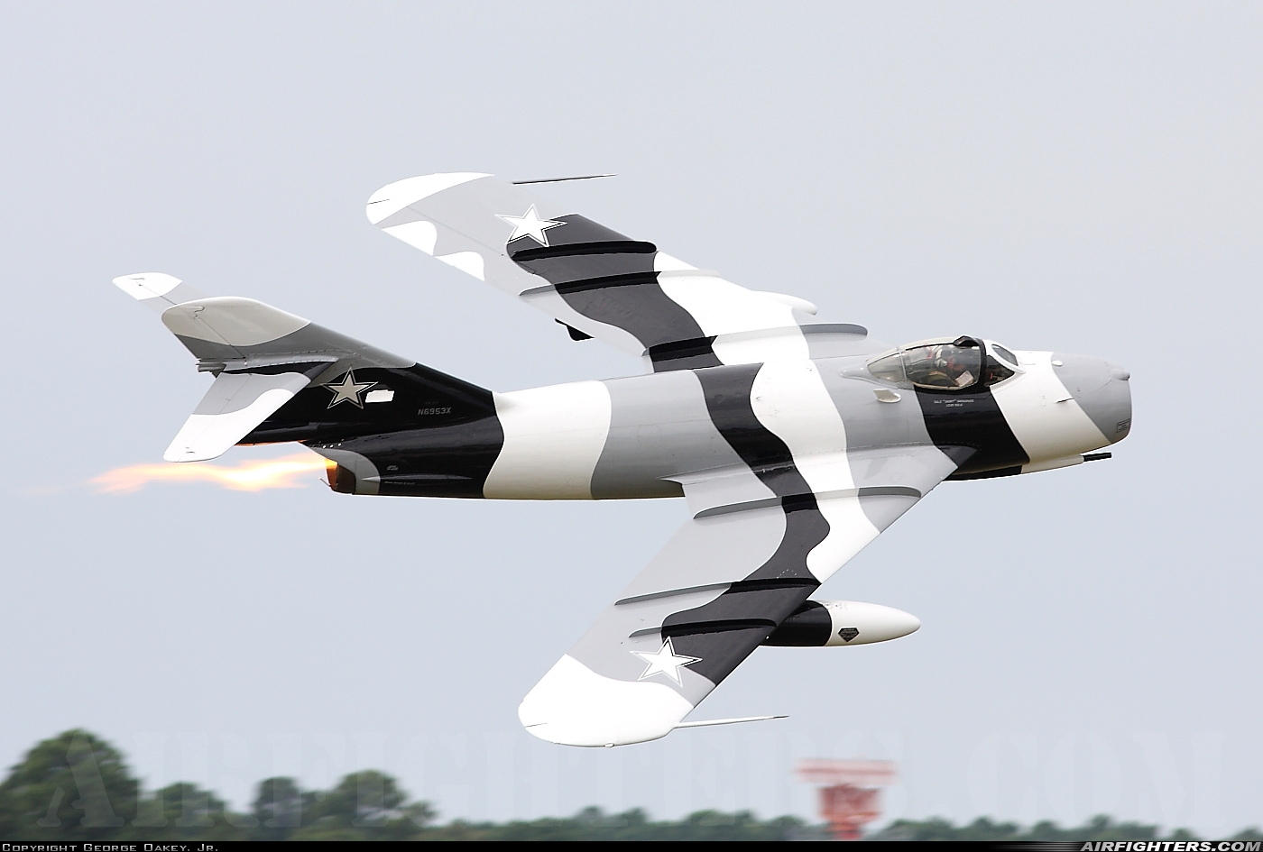 Private - Black Diamond Jet Team Mikoyan-Gurevich Lim-6R N6953X at Virginia Beach - Oceana NAS / Apollo Soucek Field (NTU / KNTU), USA