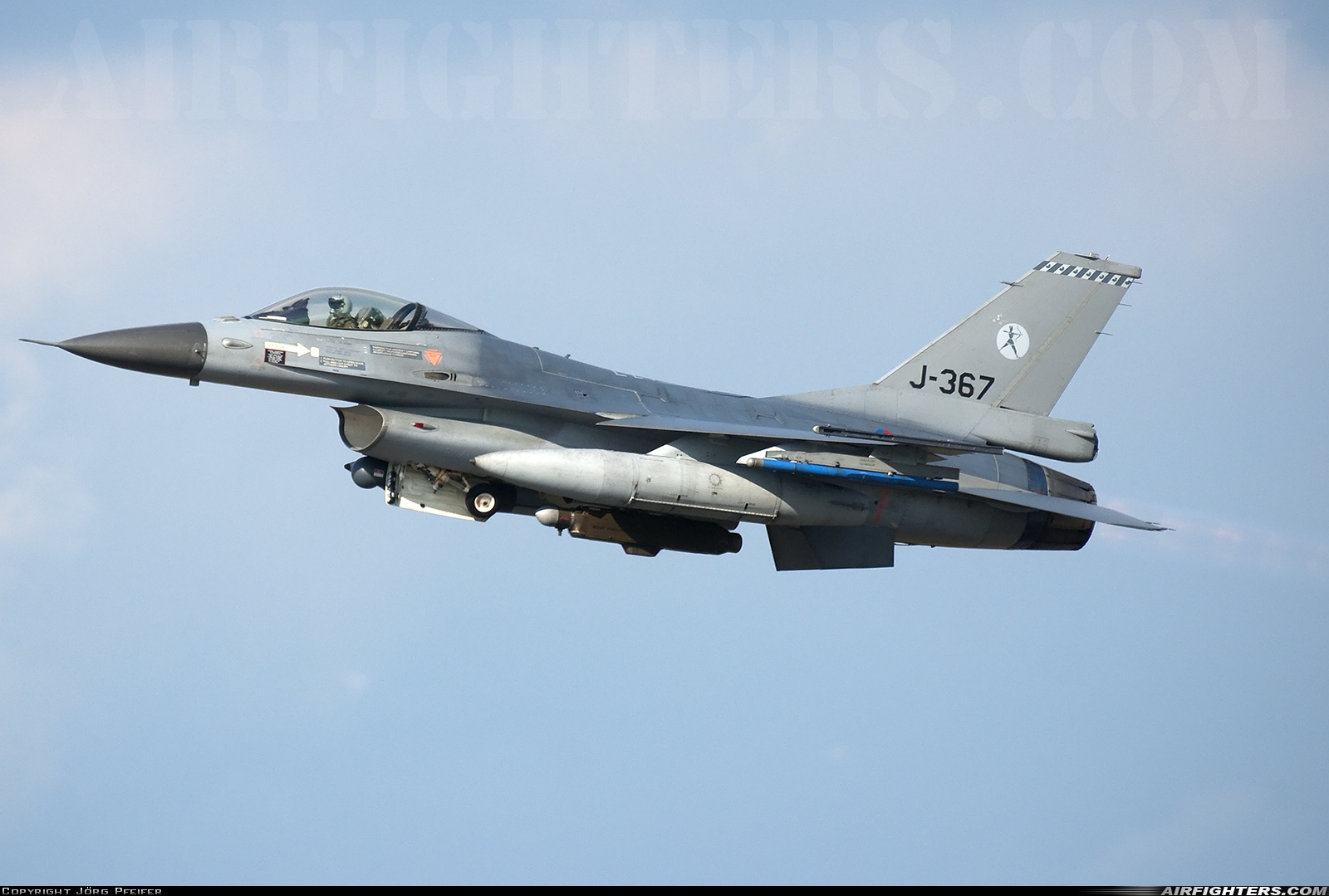 Netherlands - Air Force General Dynamics F-16AM Fighting Falcon J-367 at Neuburg - Zell (ETSN), Germany