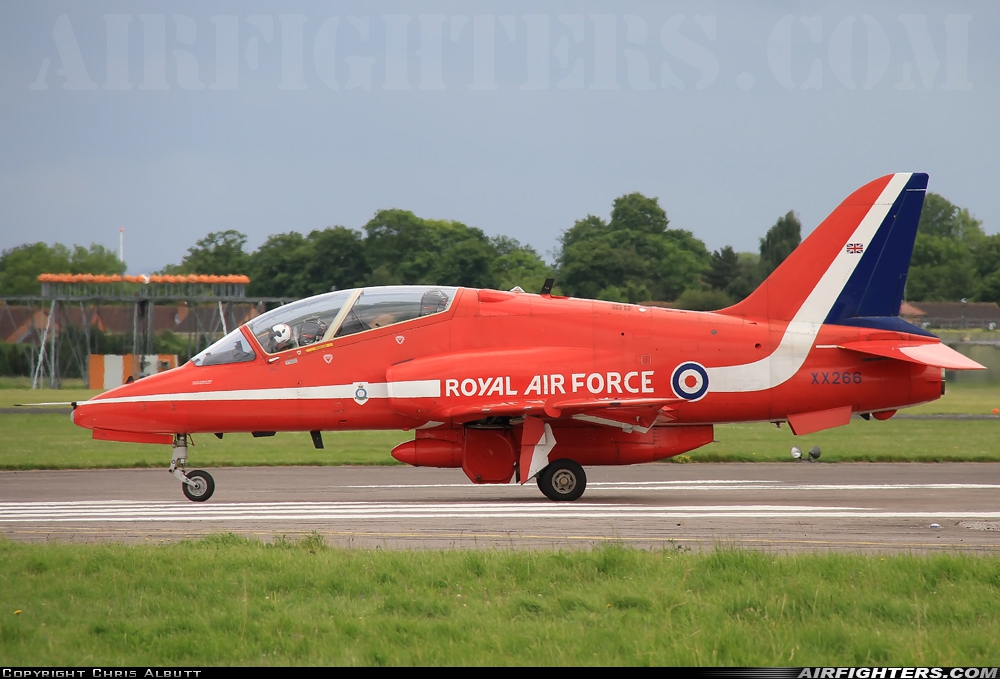 UK - Air Force British Aerospace Hawk T.1A XX266 at Shawbury (EGOS), UK