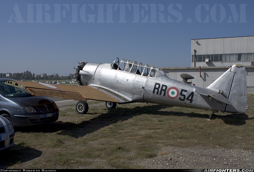 Italy - Air Force North American T-6H Texan MM54148 at Reggio Emilia (LIDE), Italy