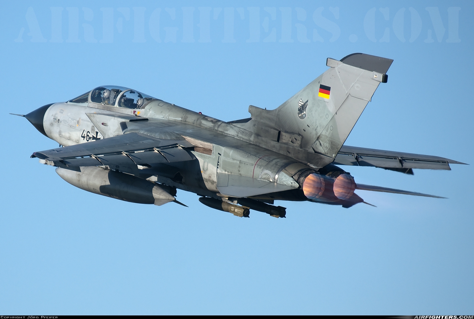 Germany - Air Force Panavia Tornado ECR 46+55 at Lechfeld (ETSL), Germany