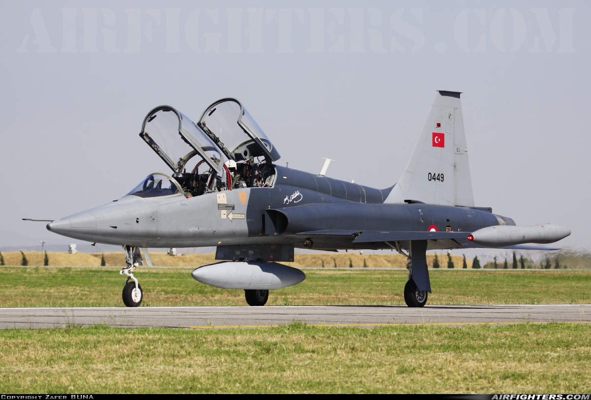 Türkiye - Air Force Northrop F-5B-2000 Freedom Fighter 72-0449 at Izmir - Cigli (IGL / LTBL), Türkiye