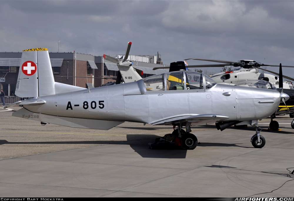 Private Pilatus P-3-03 F-AZHG at Den Helder - De Kooy (DHR / EHKD), Netherlands