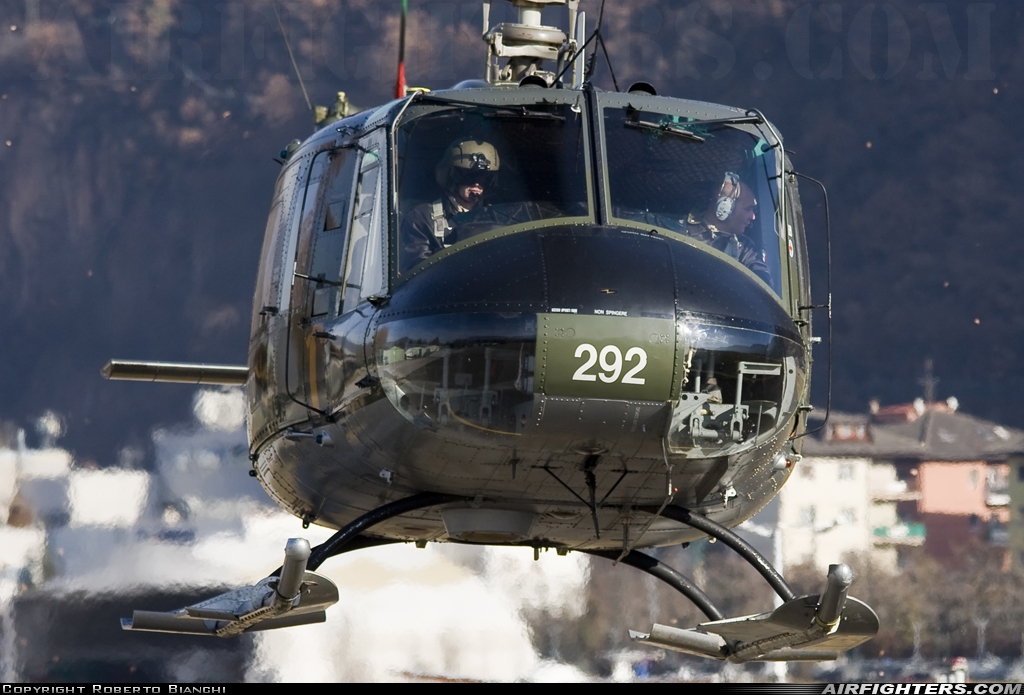 Italy - Army Agusta-Bell AB-205A MM80544 at Bolzano (- Dolomiti / G. Sabelli) (BZO / LIPB), Italy