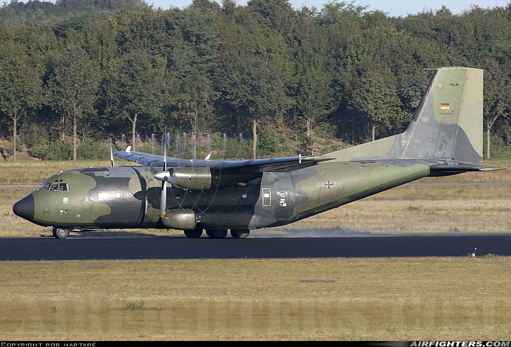 Germany - Air Force Transport Allianz C-160D 50+34 at Eindhoven (- Welschap) (EIN / EHEH), Netherlands