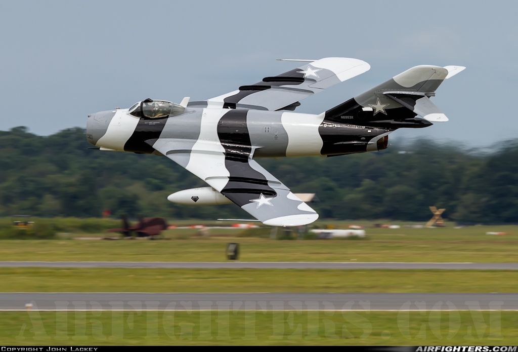 Private - Black Diamond Jet Team Mikoyan-Gurevich Lim-6R N6953X at Norfolk - Norfolk NAS / Chambers Field (NGU / KNGU), USA