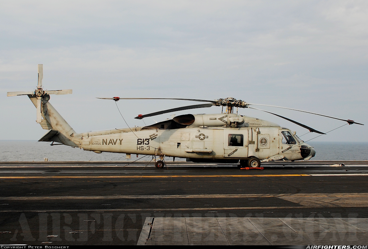 USA - Navy Sikorsky SH-60F Ocean Hawk (S-70B-4) 164455 at Off-Airport - Arabian Sea, International Airspace