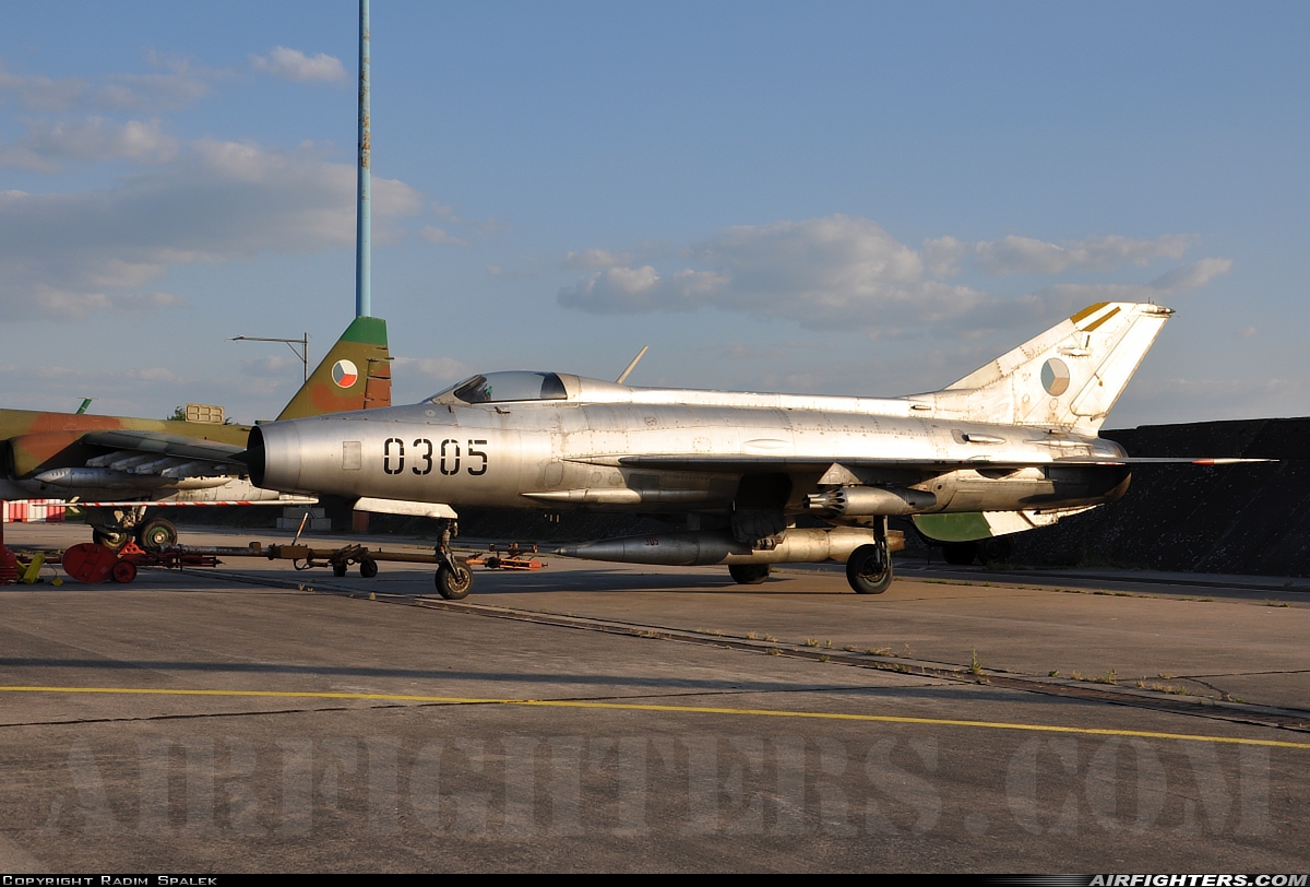 Czechoslovakia - Air Force Mikoyan-Gurevich MiG-21F-13 0305 at Hradec Kralove (LKHK), Czech Republic
