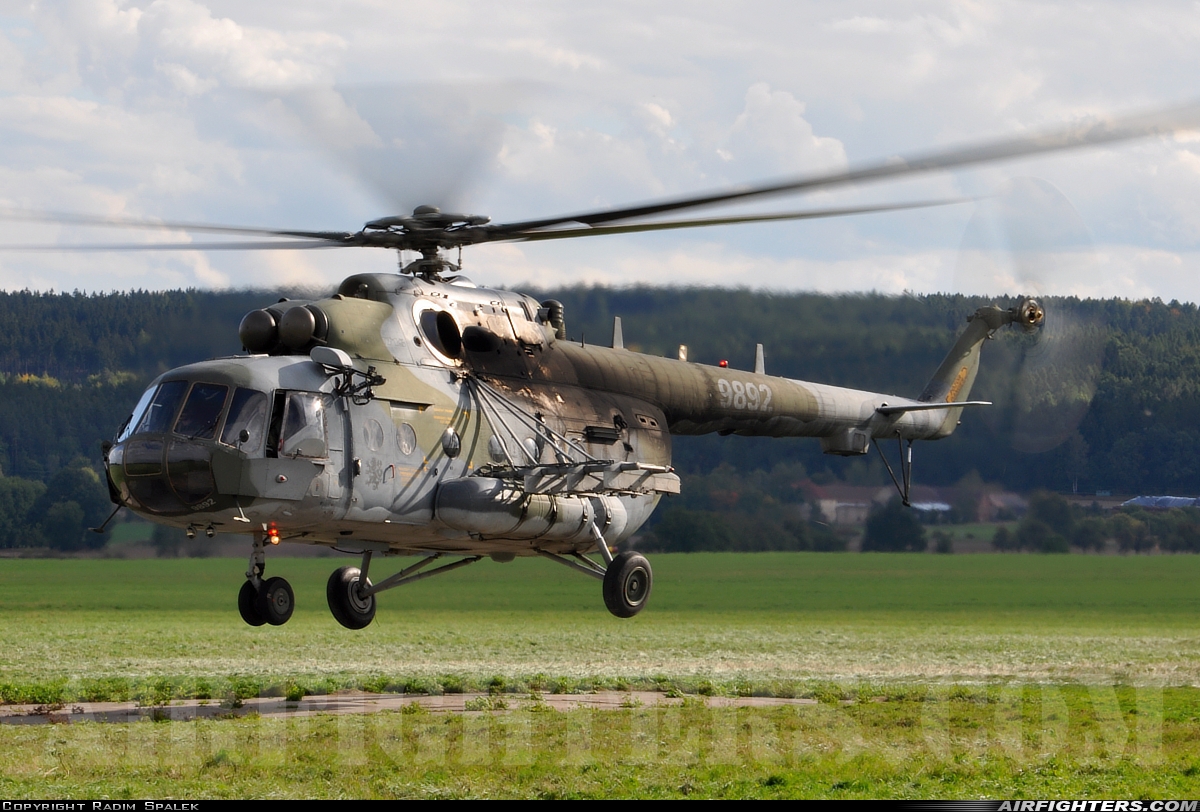 Czech Republic - Air Force Mil Mi-171Sh 9892 at Chrudim (LKCR), Czech Republic